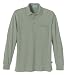 Men's One-pocket Long Sleeve Pique Polo Shirt