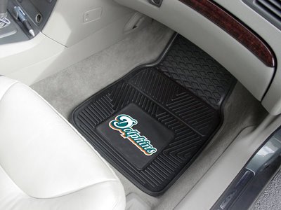 Miami Dolphins 4 Piece Car Mats 2 Front & 2 Back