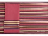 Tululah Designs Sussex Stripe Rav Red Striped Tablecloth 60x60-in.