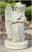 Outdoor Living : Pack of 4 Outdoor Memorial 'I Am With You Always' Praying Angel Figures