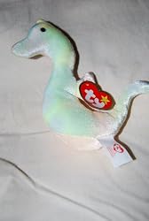 Ty Teenie Beanie - Neon the Seahorse Pastel Colors