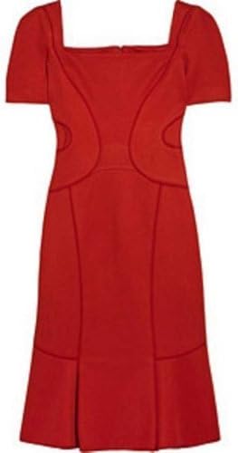 Zac Posen Bandage Jersey Dress 6 Poppy Red