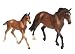 Breyer B1474 Traditional 1:9 Scale Gg Valentine and Heartbreaker Champion Hunter Mare and Her Foal Resin Horse Set_s-1