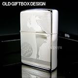Zippo OLD GIFT DESIGN ������ǥ����륨�å� �Ť�����Υե���ˤϲ�������������ɥ��եȥܥå����� ���åݡ� �饤���� 2SE-OGL