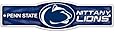 NCAA Penn State University 89187010 Street/Zone Sign, 4.5" x 17"