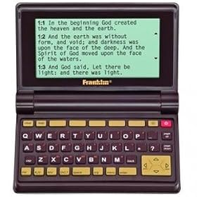 Franklin BIB-475 Electronic parallel KJV and NIV Bible with Holman Bible Dictionary