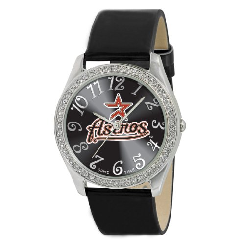 Game Time Women's MLB-GLI-HOU Glitz Classic Analog Houston Astros Watch