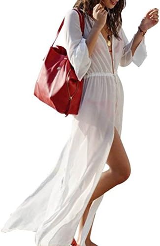 Lonatings Beach Long Cover up Dress