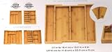 Seville Classics Bamboo Drawer Organizers Set of 2