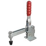 uxcell トグルクランプ 垂直クランプ　レッド　プラスチック製ハンドル　182Kg