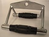 Rubber Grip Double D Seated Low Row Chinning Bar Handle Attachment