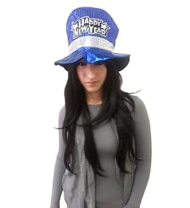 Happy New Year Sequin Top Hat