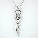 Triple Moon Lunar Goddess Pendant in Sterling