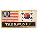USA and KOREA Taekwondo Patch