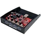 StarTech.com USB 3.0 Front Panel 4 Port Hub with 3.5/5.25-Inch Bay (35BAYUSB3S4)