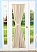 RHF Blackout French Door Curtains - Door panel 40W by 72L Inches-Beige