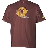 Washington Redskins Vintage Retro Gridiron Classics Red Helmet T-shirt