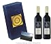 Rotwein Deutschland - Excellent Wein Geschenkset, Gündelbacher Wachtkopf Samtrot, deutscher Rotwein, deutscher Qualitätswein, halbtrocken, ein sehr guter Lagenwein in 2er Präsentverpackung Magic Blue mit Goldprägung