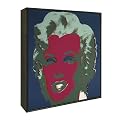 Marilyn Monroe Pop Art - Blue/ Red (24x24")