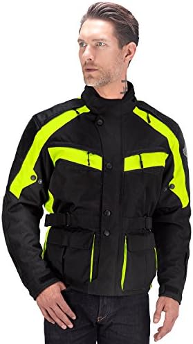 Viking Cycle Enforcer Touring/Adventure Textile Waterproof Mesh Riding Motorcycle Jacket for Men