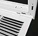 HVAC Premium 30'' X 18'' Steel Return Air Filter Grille for 1'' Filter - Easy Plastic Tabs for Removable Face/Door - HVAC Duct Cover - Flat Stamped Face - White [Outer Dimensions: 32 5/8