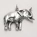 Two Dimensional Elephant Pendant