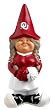 University of Oklahoma Cheerleader Garden Gnome