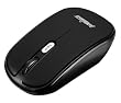 Perixx PERIMICE-710B, Wireless Mouse for laptop - Black - 2.4G - Up to 10 Meters Operating Range - Nano Receiver - 1000/1600dpi - On/Off Switch - Energizer Batteries Included - Rubber Painting Surface
