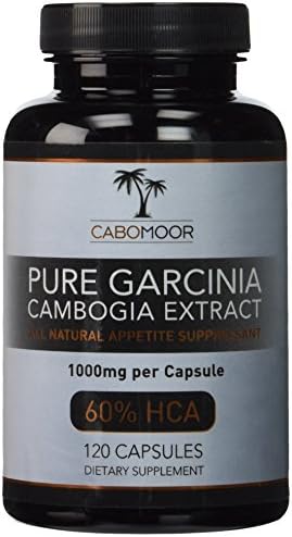 47% off - Garcinia Cambogia by Cabomoor Pure Garcinia Cambogia Extract All Natural Dietary Weight Loss Supplement 1000mg per Capsule, 120 Capsules Per Bottle, 40-Day Supply - 3000mg per day (Three 1000mg Capsules Per Day) - Part of a Healthy Lifestyle Program