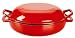 Kitchen & Housewares : Color Cast 26252 2-in-1 4.8-Quart Covered Casserole with Special Grill Pan Lid - Red