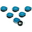 6 Gemologist Loupes 10X Magnifier Eye Piece Tools
