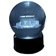 LSU Tiger Stadium - Home of the Tigers - Etched in a musical urning crystal ball