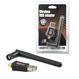 BestDealUSA 300Mbps 300M USB Wireless Adapter WiFi LAN Network Card IEEE 802.11b/g/n Antenna