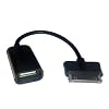 USB OTG (On-the-go) Adapter f�r Samsung Galaxy Note 10.1 N8000 / N8100 / Tab 7.0 / 8.9 / 10.1 / Tab 2 7.0 / 10.1 - schwarz