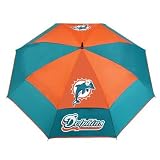 Miami Dolphins NFL Auto-Open WindSheer II Umbrella (62 Diameter)