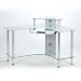 Jual LCF Large Corner Frosted-Glass Computer Desk - from Stand & Deliver