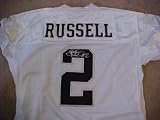 JaMarcus Russell Hand Signed Autographed Authentic Reebok Oakland Raiders Away Jersey
