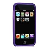 Purple Durable Flexible Soft Silicone Skin Case for Apple ipod Touch itouch 2G 2nd Generation
