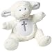 Mary Meyer Christening Plush Rattle, Lamb