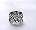 Celtic Knot Ring Stainless Steel Tribal Viking Medieval Gothic Silver Band Braid