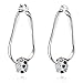 Minkang Creative Crystal Color Diamond Earrings 925 Silver Jewelry