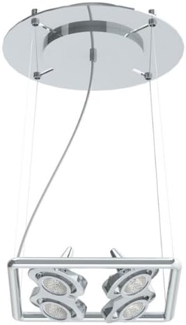 Multi-Light Chandelier series - 4 Light - Polish Chrome finish