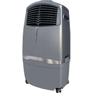 KuulAire PACKA55 Portable Evaporative Cooling Unit with 400 Square Foot Cooling Capacity, 800 CFM, Grey KuulAire PACKA55 Portable Evaporative Cooling Unit with 400 Square Foot Cooling Capacity, 800 CFM, Grey