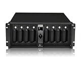 iStarUSA dAge408U40T9 4U 8-bay SAS/SATA 3Gbps Multilane (SFF8470) Military Grade JBOD and RAID Chassis 400W PSU Supports RAID 0, 1, 5, 6, 10 ,50 design for data backup, video stream, Apple Final Cut Pro, Adobe Premiere, AVID mojo, AJA ioHD, ProRes 422, RED Camera, file server, accounting backup, hd video editing