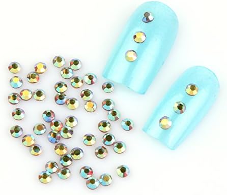 100 Pcs one Pack High Quality Factory Price Acrylic Rhinestones Round Flatback Brilliant 1.8mm