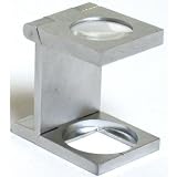 10X Folding Sand Finish Magnifier Coin Stamp Loupe New