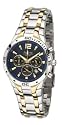 Accurist/MB763N/Gents/Two tone/blue dial/Chronograph/bracelet watch