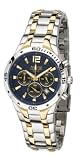 Accurist/MB763N/Gents/Two tone/blue dial/Chronograph/bracelet watch