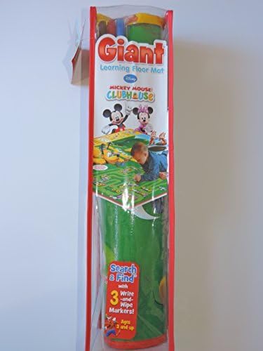 Disney Mickey Mouse Clubhouse Giant Learning Floor Mat - Search and Find for Hours of Fun!