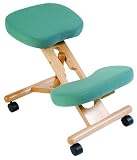 Wooden Posture Kneeling Chair - Color: Green